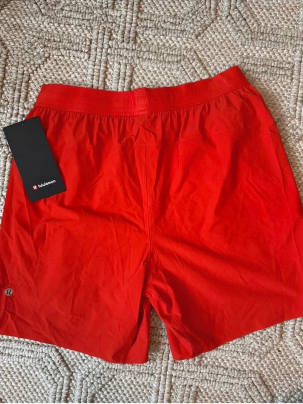 Lululemon Weightlifting Short 7” Cherry Ember Red Size S NWT Men’s Gym Shorts